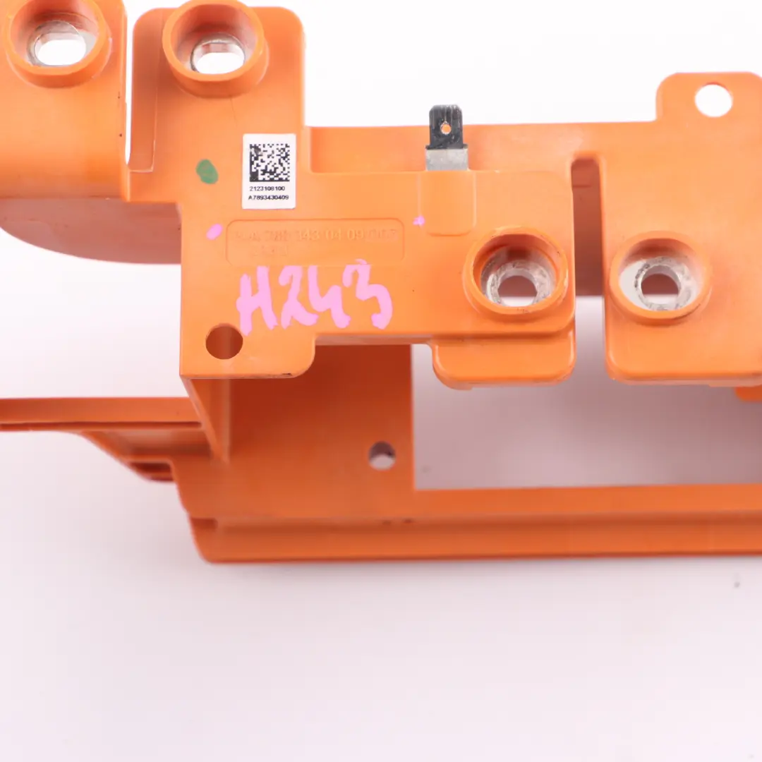 Orange Console Bracket Oem Genuine Part to Mercedes H243 EQA with Part number A7893430409 Mercedes H243 EQA Orange Console Bracket Oem Genuine Part - SKU A7893430409 - Part number A7893430409