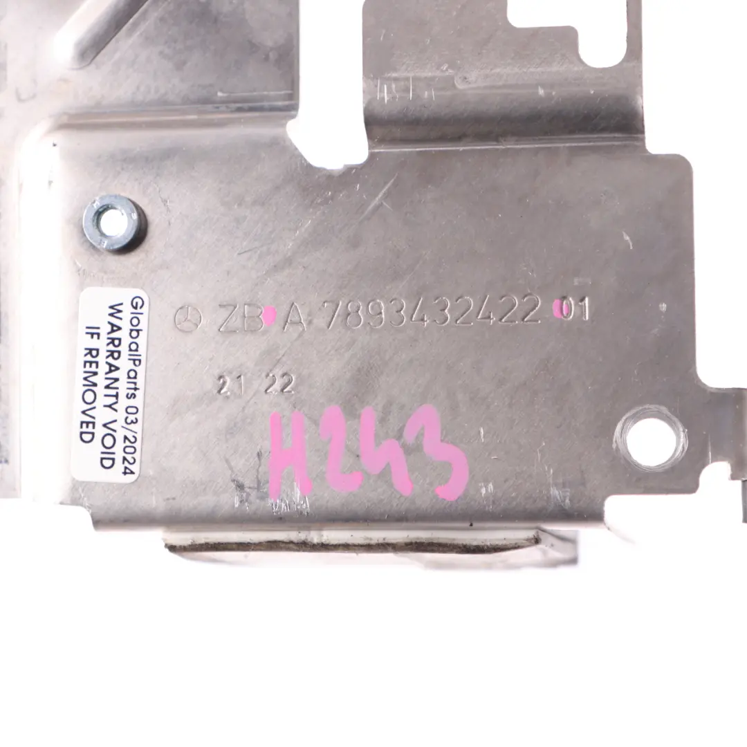 Bracket Mount Carrier Support Plate Holder to Mercedes H243 EQA with Part number A7893432422 Mercedes H243 EQA Bracket Mount Carrier Support Plate Holder - SKU A7893432422 - Part number A7893432422