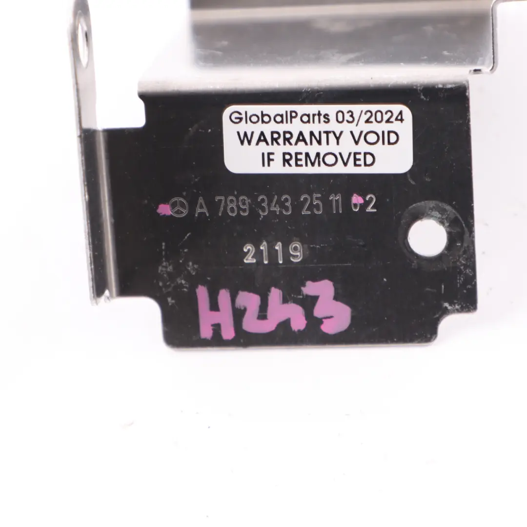 Mercedes H243 EQA Plate Mount Support Holder Bracket - SKU A7893432511 - Part number A7893432511