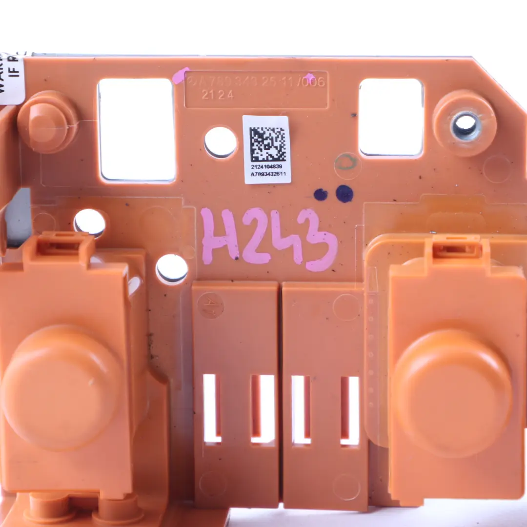 Mercedes H243 EQA Battery Bracket Holder Mount Cover Orange - SKU A7893432611 - Part number A7893432611