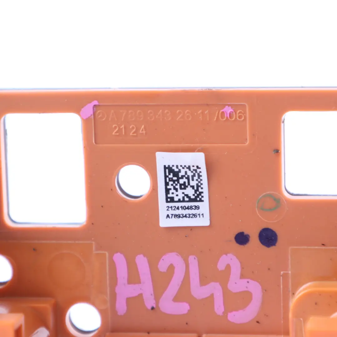 Mercedes H243 EQA Battery Bracket Holder Mount Cover Orange - SKU A7893432611 - Part number A7893432611