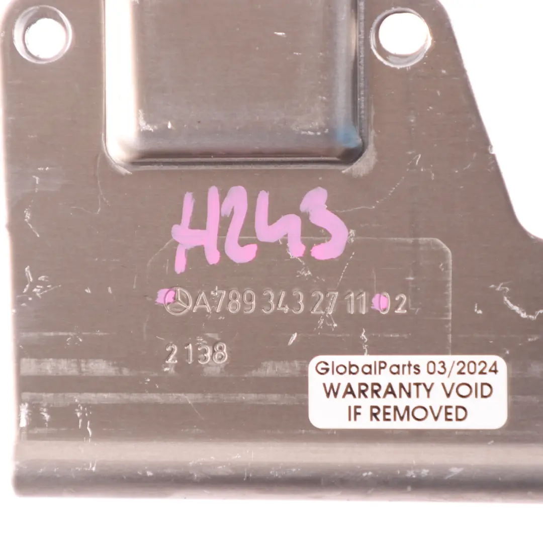 Mercedes H243 EQA Staffa Di Montaggio Supporto Piastra Portante - SKU A7893432711 - Numero di parte A7893432711