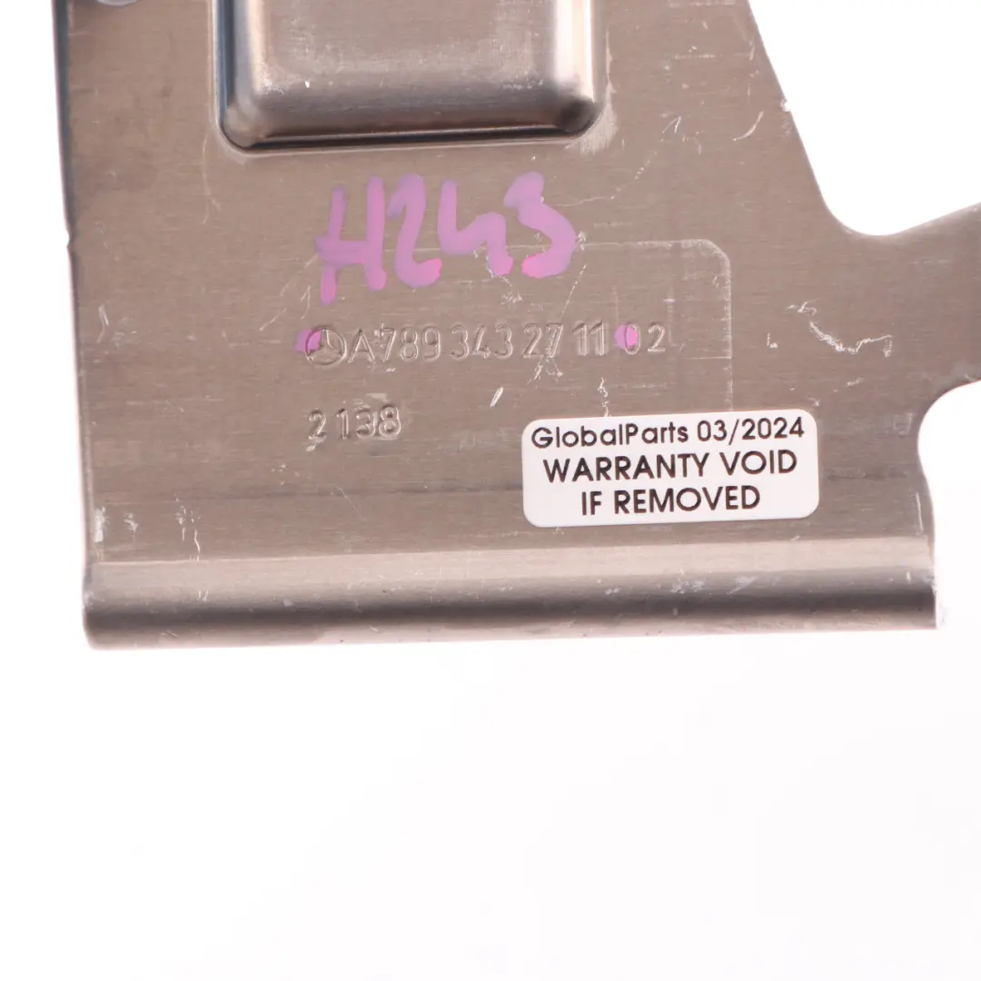 Support De Plaque De Support Pour Fixation Sur pour Mercedes H243 EQA à propos du numéro de pièce A7893432711 Mercedes H243 EQA Support De Plaque De Support Pour Fixation Sur - SKU A7893432711 - Numéro de pièce A7893432711