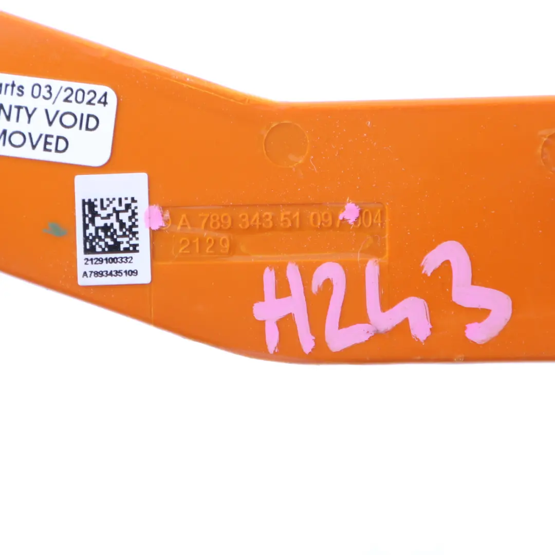 Bar Reinforcement Support Strut Orange to Mercedes H243 EQA with Part number A7893435109 Mercedes H243 EQA Bar Reinforcement Support Strut Orange - SKU A7893435109 - Part number A7893435109