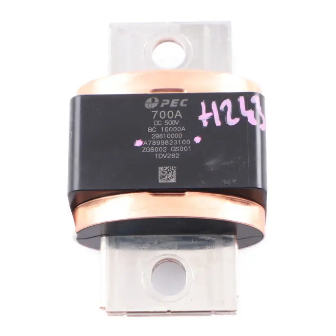 Fuse High Voltage 700A Amp 500V Pec 1DV282 to Mercedes EQA H243 with Part number A7899823100 Mercedes EQA H243 Fuse High Voltage 700A Amp 500V Pec 1DV282 - SKU A7899823100 - Part number A7899823100