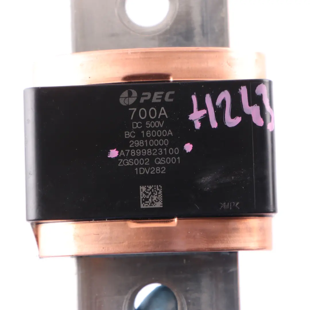Fuse High Voltage 700A Amp 500V Pec 1DV282 to Mercedes EQA H243 with Part number A7899823100 Mercedes EQA H243 Fuse High Voltage 700A Amp 500V Pec 1DV282 - SKU A7899823100 - Part number A7899823100