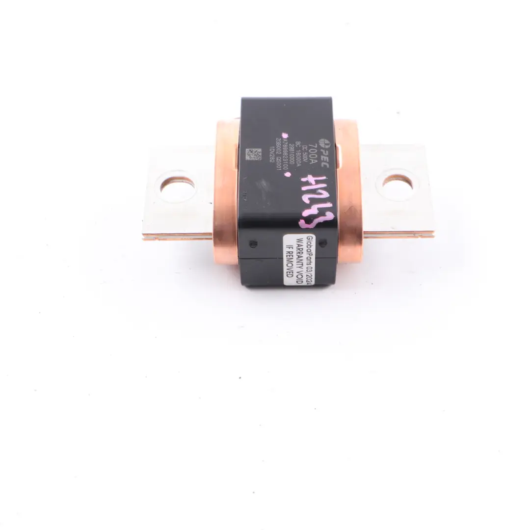 Fuse High Voltage 700A Amp 500V Pec 1DV282 to Mercedes EQA H243 with Part number A7899823100 Mercedes EQA H243 Fuse High Voltage 700A Amp 500V Pec 1DV282 - SKU A7899823100 - Part number A7899823100