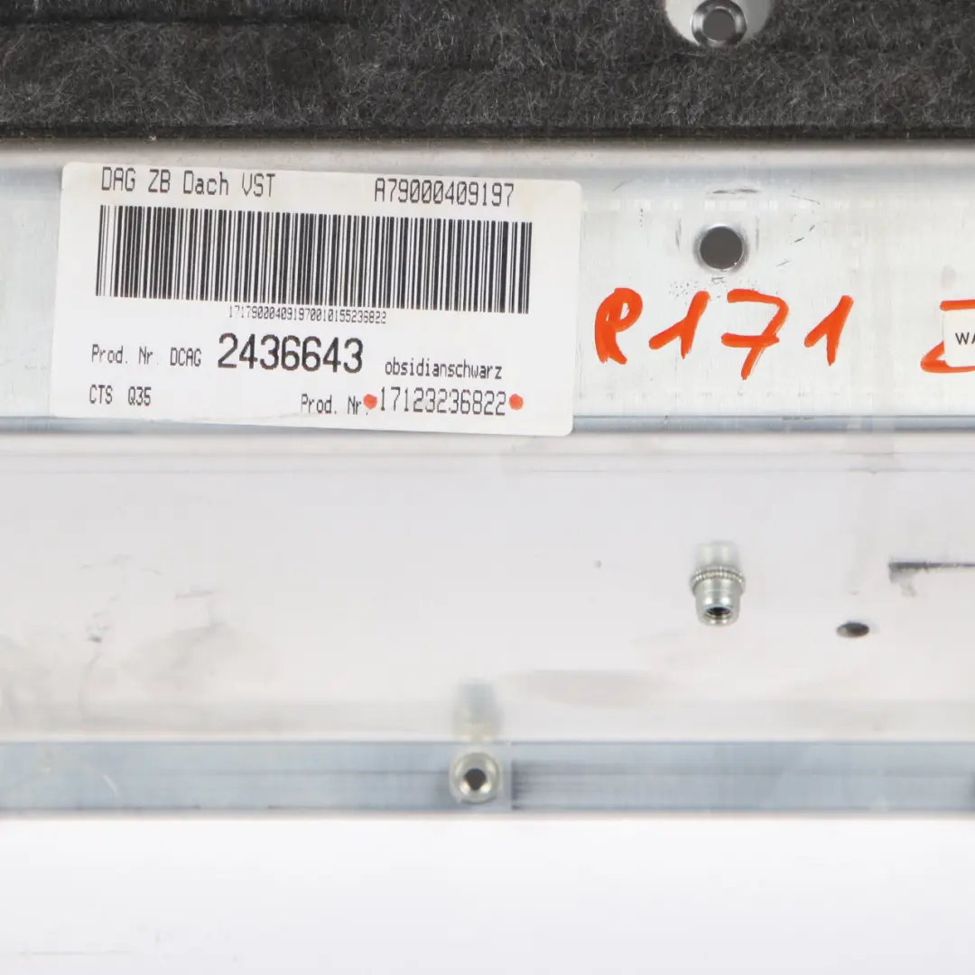 DAG ZB Dach VST 17123236822 to Mercedes SLK R171 with Part number A79000409197 Mercedes SLK R171 DAG ZB Dach VST 17123236822 - SKU A79000409197 - Part number A79000409197