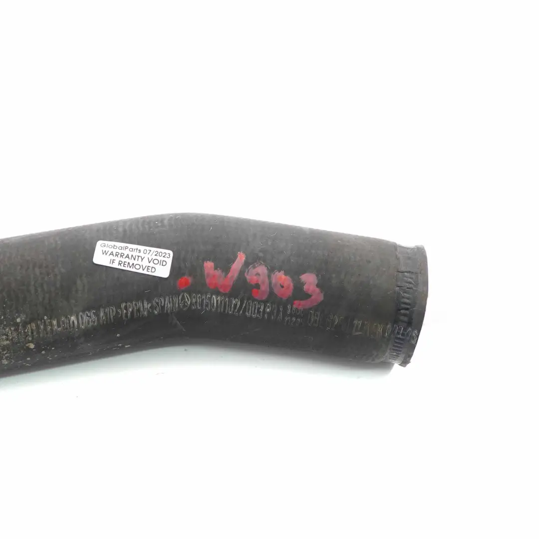  Water Pipe Mercedes Sprinter W901 W903 Radiator Engine Coolant Hose - SKU A9015011182 - Part number A9015011182