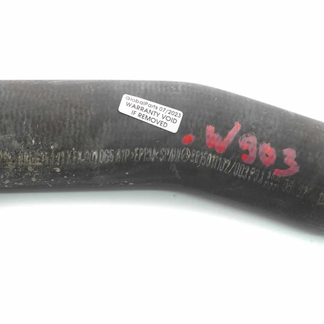 Water Pipe Mercedes Sprinter W901 W903 Radiator Engine Coolant Hose to with Part number A9015011182 Water Pipe Mercedes Sprinter W901 W903 Radiator Engine Coolant Hose - SKU A9015011182 - Part number A9015011182