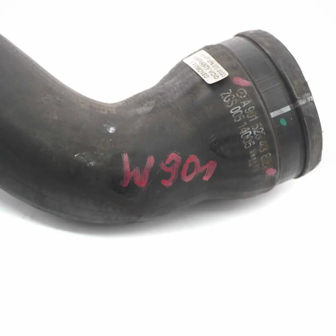 Mercedes Sprinter W901 W903 Intercooler Entrada Aire Tubo Línea - SKU A9015284382 - Número de pieza A9015284382