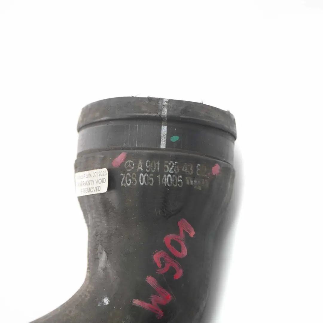 Mercedes Sprinter W901 W903 Intercooler Entrada Aire Tubo Línea - SKU A9015284382 - Número de pieza A9015284382