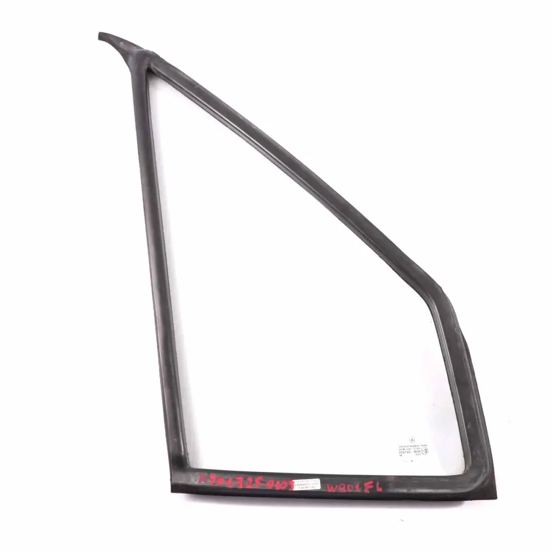 W901 Ventana Cuarto Vidrio Puerta Delantera Izquierda AS2 para Mercedes Sprinter con número de pieza A9017250109 Mercedes Sprinter W901 Ventana Cuarto Vidrio Puerta Delantera Izquierda AS2 - SKU A9017250109 - Número de pieza A9017250109