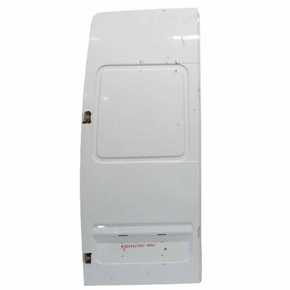 W901 Rear Left N/S High Roof Boot Tailgate Door Arctic White - 9147 to Mercedes with Part number A9017403105 Mercedes W901 Rear Left N/S High Roof Boot Tailgate Door Arctic White - 9147 - SKU A9017403105-ARW - Part number A9017403105
