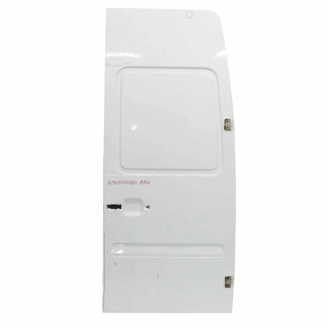 W901 Rear Right O/S High Roof Boot Tailgate Door Arctic White - 9147 to Mercedes with Part number A9017403205 Mercedes W901 Rear Right O/S High Roof Boot Tailgate Door Arctic White - 9147 - SKU A9017403205-ARW - Part number A9017403205
