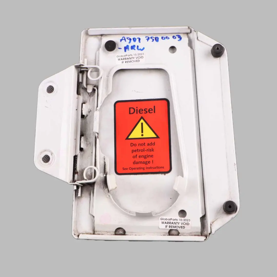 W901 W905 Fuel Flap Tank Cap Cover Panel Arctic White - 9147 to Mercedes Sprinter with Part number A9017500003 Mercedes Sprinter W901 W905 Fuel Flap Tank Cap Cover Panel Arctic White - 9147 - SKU A9017500003-ARW - Part number A9017500003