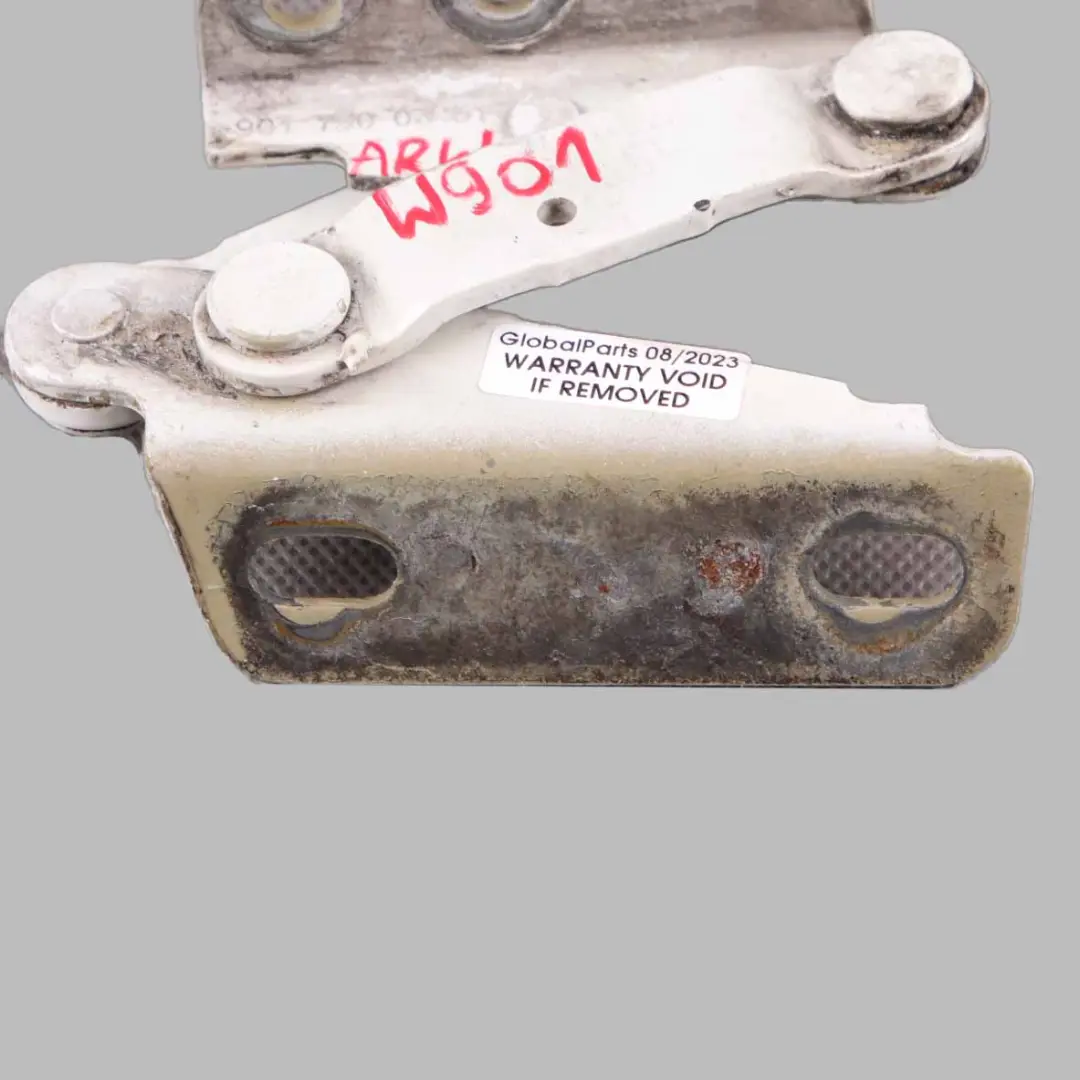Mercedes W901 W903 Zawias maski silnika Lewy Arctic White - SKU A9017500351-ARM - Numer Części A9017500351