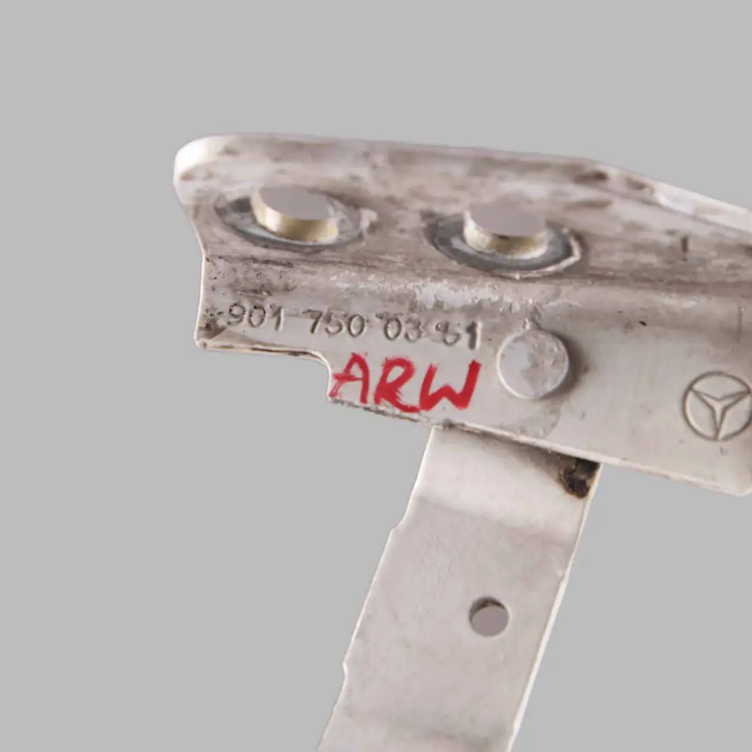 Hood Bonnet Hinge Mercedes W901 W903 Left Arctic White to with Part number A9017500351 Hood Bonnet Hinge Mercedes W901 W903 Left Arctic White - SKU A9017500351-ARM - Part number A9017500351