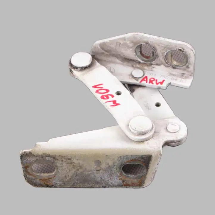Hood Bonnet Hinge Mercedes W901 W903 Right O/S Engine Arctic White to with Part number A9017500451 Hood Bonnet Hinge Mercedes W901 W903 Right O/S Engine Arctic White - SKU A9017500451-ARM - Part number A9017500451