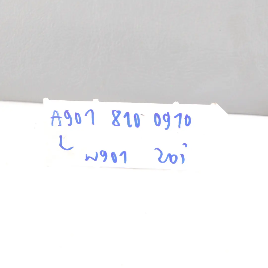 W901 W902 Sun Visor Cover Left N/S Grey Panel Trim to Mercedes with Part number A9018100910 Mercedes W901 W902 Sun Visor Cover Left N/S Grey Panel Trim - SKU A9018100910 - Part number A9018100910