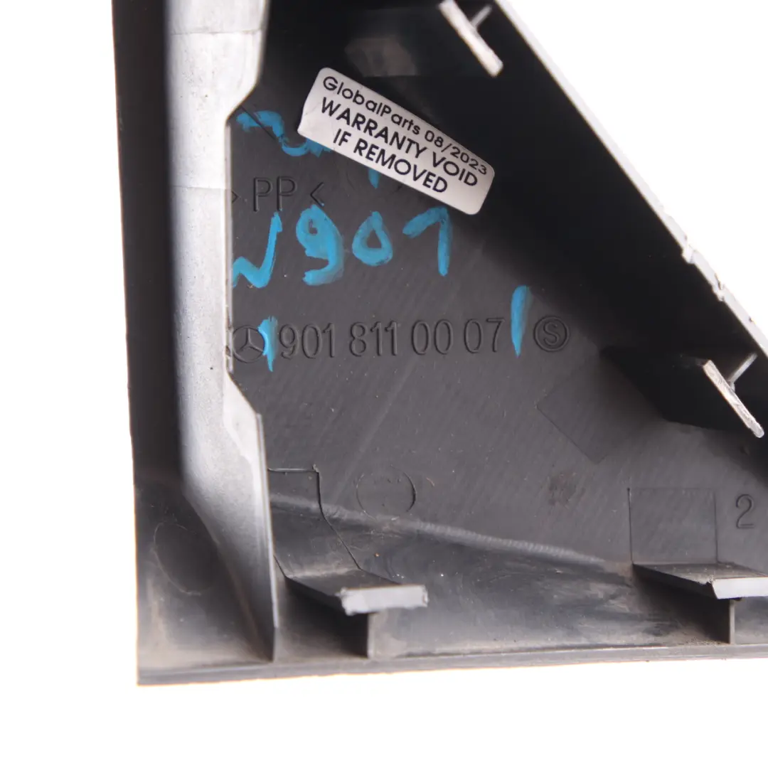 W901 W902 Sprinter Mirror Panel Cover Trim Left N/S to Mercedes with Part number A9018110007 Mercedes W901 W902 Sprinter Mirror Panel Cover Trim Left N/S - SKU A9018110007 - Part number A9018110007