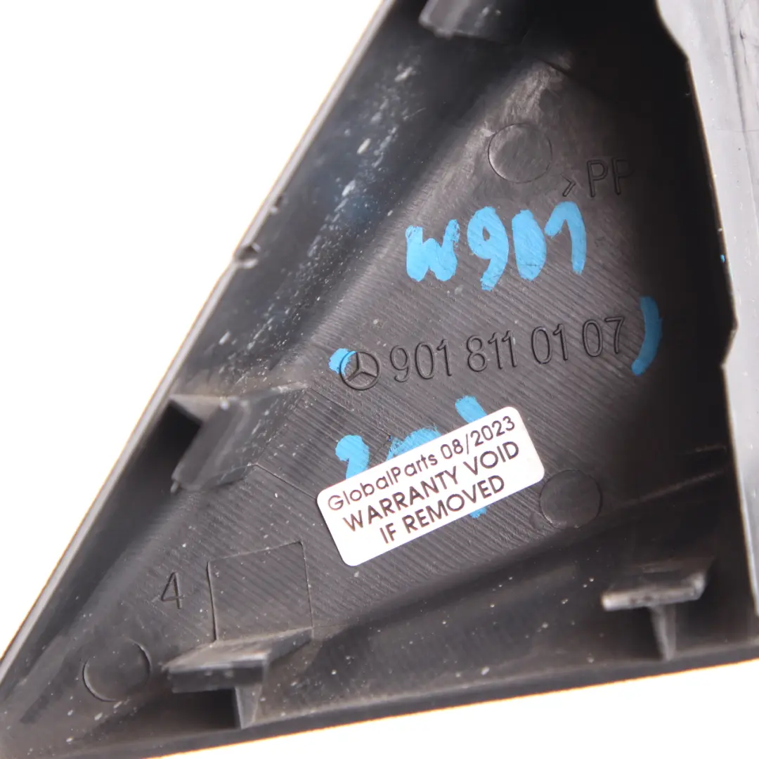 W901 W902 Sprinter Mirror Panel Cover Trim Right O/S to Mercedes with Part number A9018110107 Mercedes W901 W902 Sprinter Mirror Panel Cover Trim Right O/S - SKU A9018110107 - Part number A9018110107