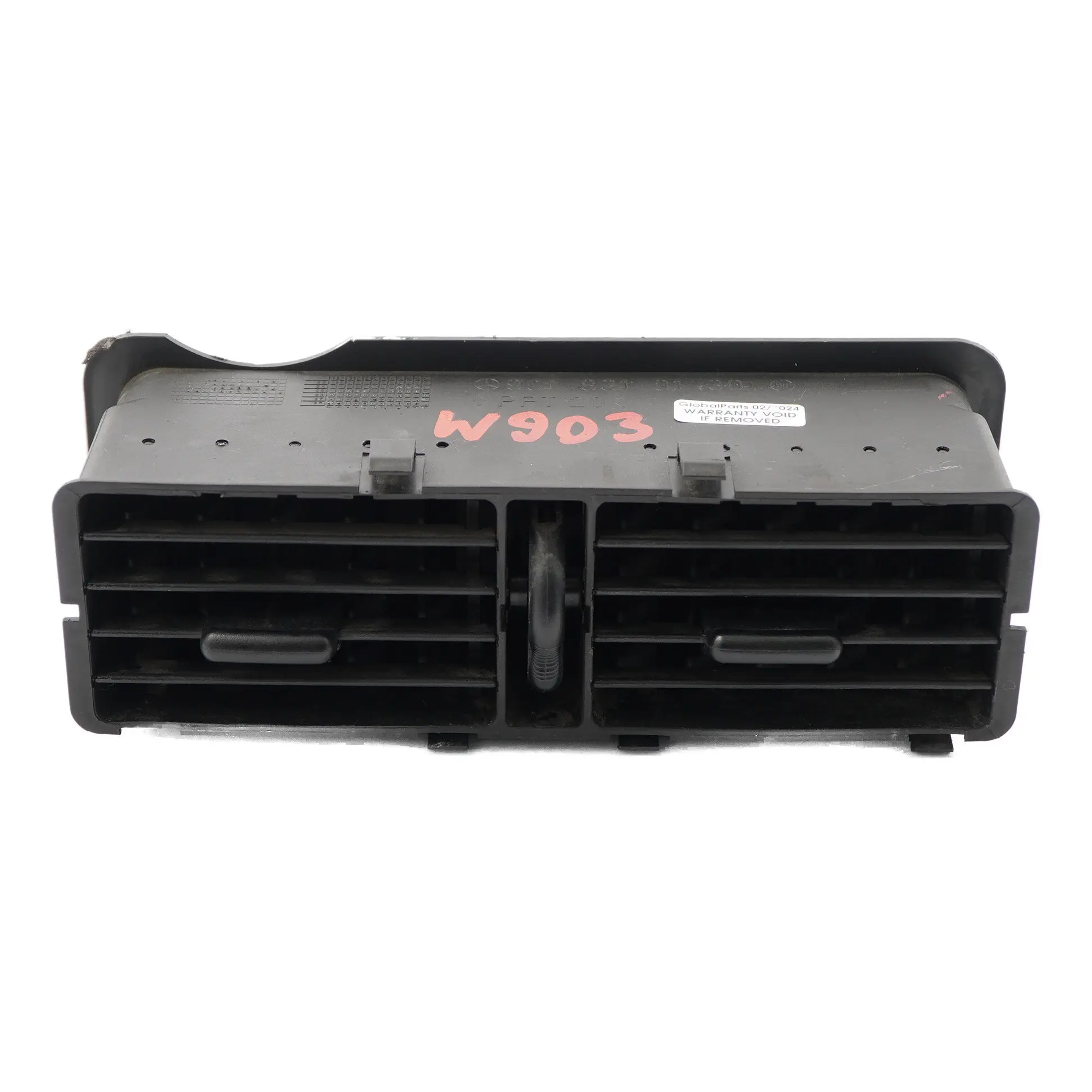 Grille d'aération centrale de tableau bord Mercedes W901 W903 W905 A9018310130