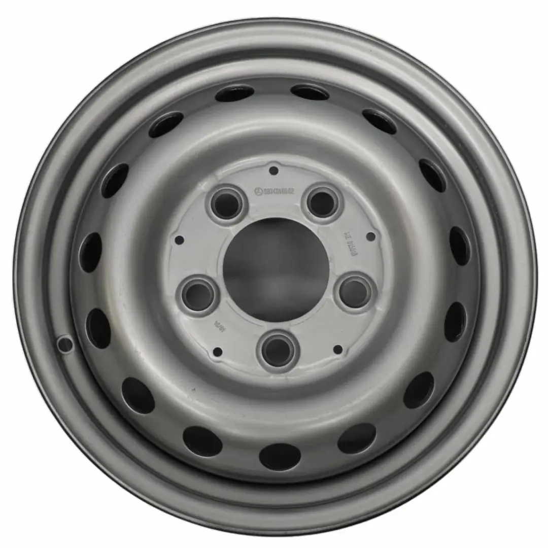  Llanta de acero negra Mercedes Sprinter W901 W903 15" 6J ET:75 - SKU A9034010802 - Número de pieza A9034010802