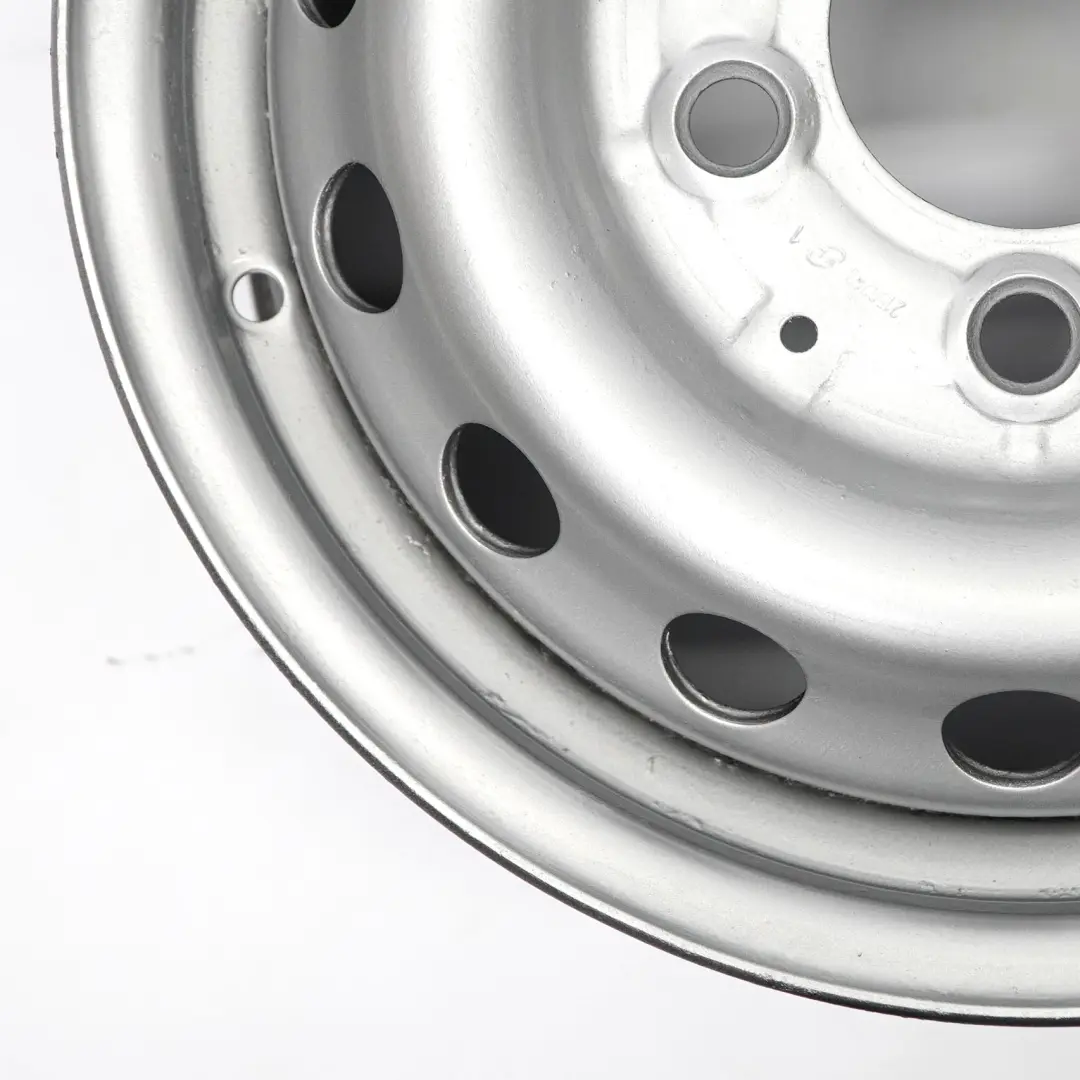 Mercedes Sprinter W901 W903 Jante Acier Argentée 15" 6J ET:75 9034011402 - SKU A9034011402 - Numéro de pièce A9034011402