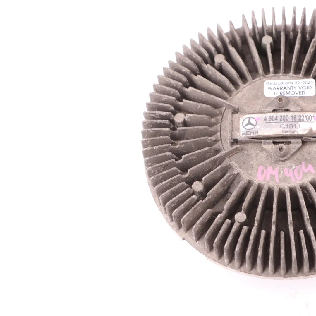 Viscous Clutch Mercedes Vario Atego OM904 Engine Cooling Radiator to with Part number A9042001622 Viscous Clutch Mercedes Vario Atego OM904 Engine Cooling Radiator - SKU A9042001622 - Part number A9042001622