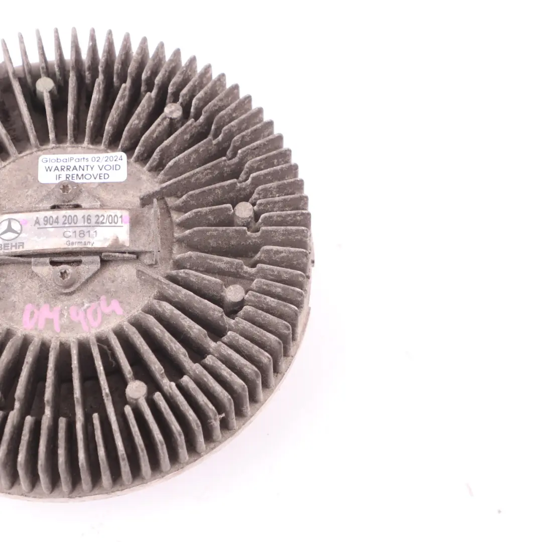 Viscous Clutch Mercedes Vario Atego OM904 Engine Cooling Radiator to with Part number A9042001622 Viscous Clutch Mercedes Vario Atego OM904 Engine Cooling Radiator - SKU A9042001622 - Part number A9042001622