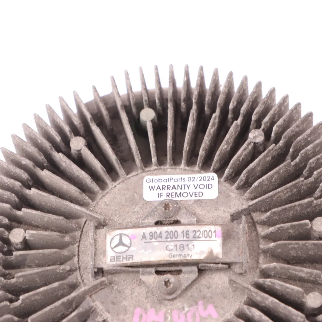 Viscous Clutch Mercedes Vario Atego OM904 Engine Cooling Radiator to with Part number A9042001622 Viscous Clutch Mercedes Vario Atego OM904 Engine Cooling Radiator - SKU A9042001622 - Part number A9042001622