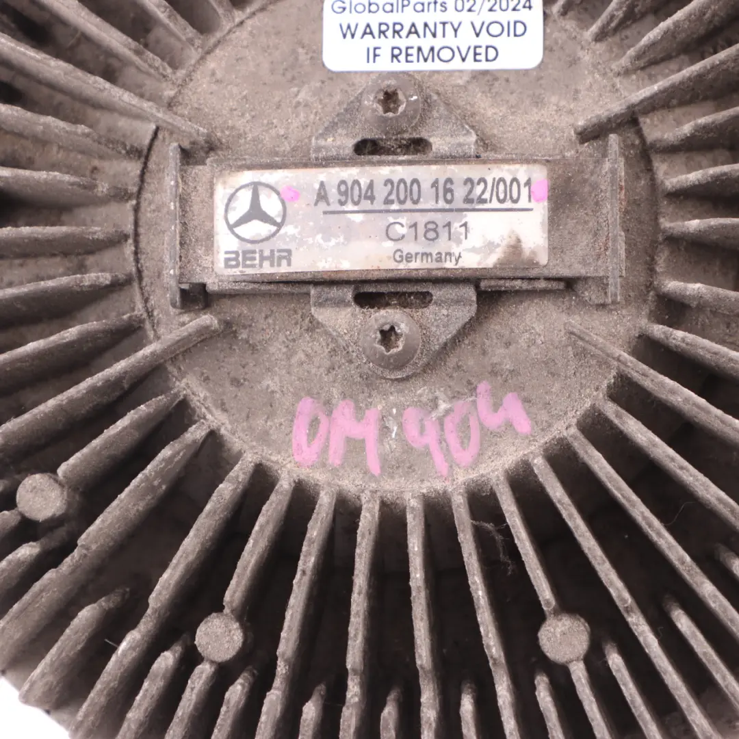 Viscous Clutch Mercedes Vario Atego OM904 Engine Cooling Radiator to with Part number A9042001622 Viscous Clutch Mercedes Vario Atego OM904 Engine Cooling Radiator - SKU A9042001622 - Part number A9042001622