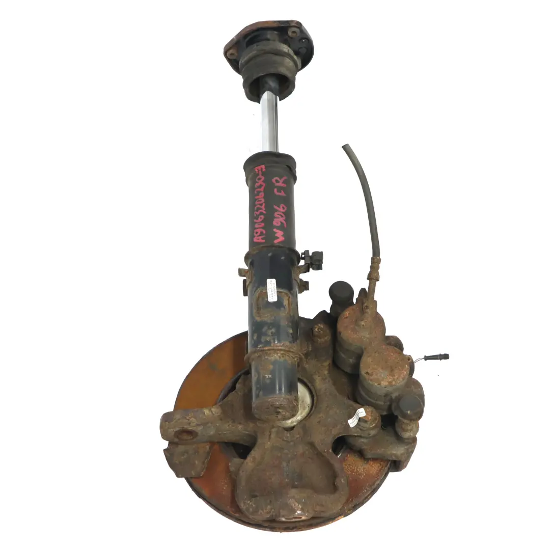 Mercedes Sprinter W906 Sospensione anteriore destra Gamba Mozzo ruota freno - SKU A9063206230-3 - Numero di parte A9063206230