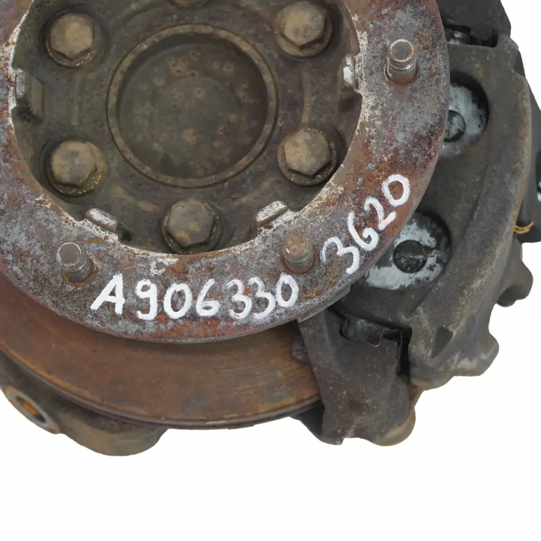 Portarruedas Mercedes W906 Suspensión Delantera Izquierda Disco de Freno para con número de pieza A9063303620 Portarruedas Mercedes W906 Suspensión Delantera Izquierda Disco de Freno - SKU A9063303620 - Número de pieza A9063303620