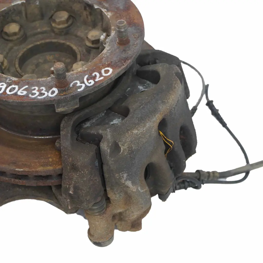 Portarruedas Mercedes W906 Suspensión Delantera Izquierda Disco de Freno para con número de pieza A9063303620 Portarruedas Mercedes W906 Suspensión Delantera Izquierda Disco de Freno - SKU A9063303620 - Número de pieza A9063303620