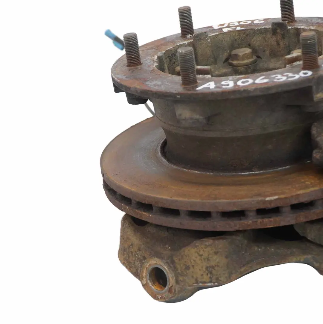 Portaruota Mercedes W906 Sospensione anteriore sinistra Mozzo ruota Disco freno per con numero di parte A9063303620 Portaruota Mercedes W906 Sospensione anteriore sinistra Mozzo ruota Disco freno - SKU A9063303620 - Numero di parte A9063303620