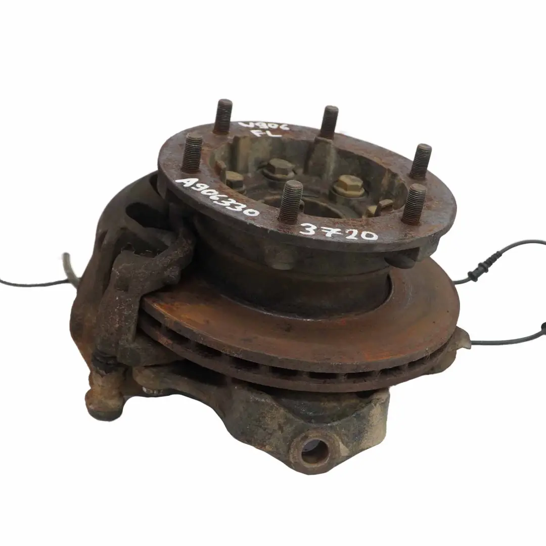 Portaruota Mercedes W906 Sospensione anteriore destra Mozzo ruota Disco freno per con numero di parte A9063303720 Portaruota Mercedes W906 Sospensione anteriore destra Mozzo ruota Disco freno - SKU A9063303720 - Numero di parte A9063303720