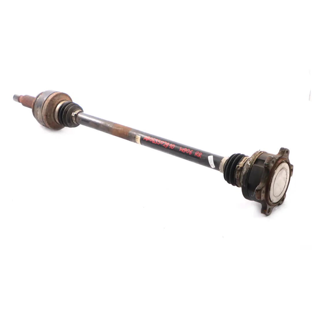 Eje de transmisión trasero derecho para Mercedes Sprinter W906 con número de pieza A9063502910 Mercedes Sprinter W906 Eje de transmisión trasero derecho - SKU A9063502910 - Número de pieza A9063502910