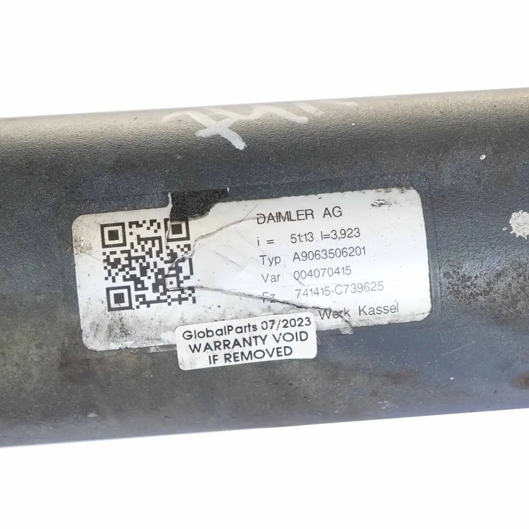 Mercedes Sprinter W906 Rear Differential Diff 741415 51:13 3,923 - SKU A9063506201 - Part number A9063506201