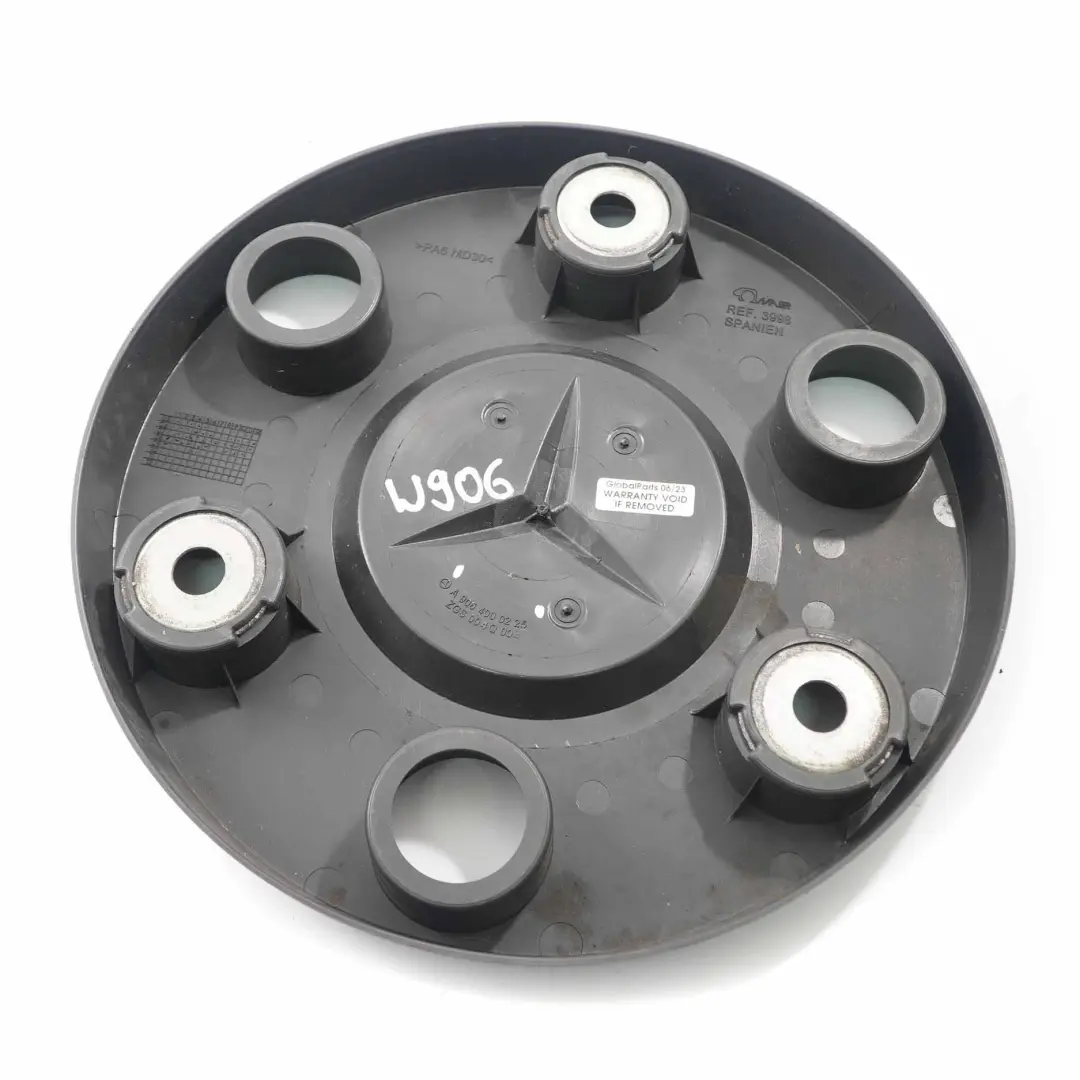 Mercedes Sprinter W906 Front Wheel Nut Cap Hub Cover Trim Black - SKU A9064000225 - Part number A9064000225