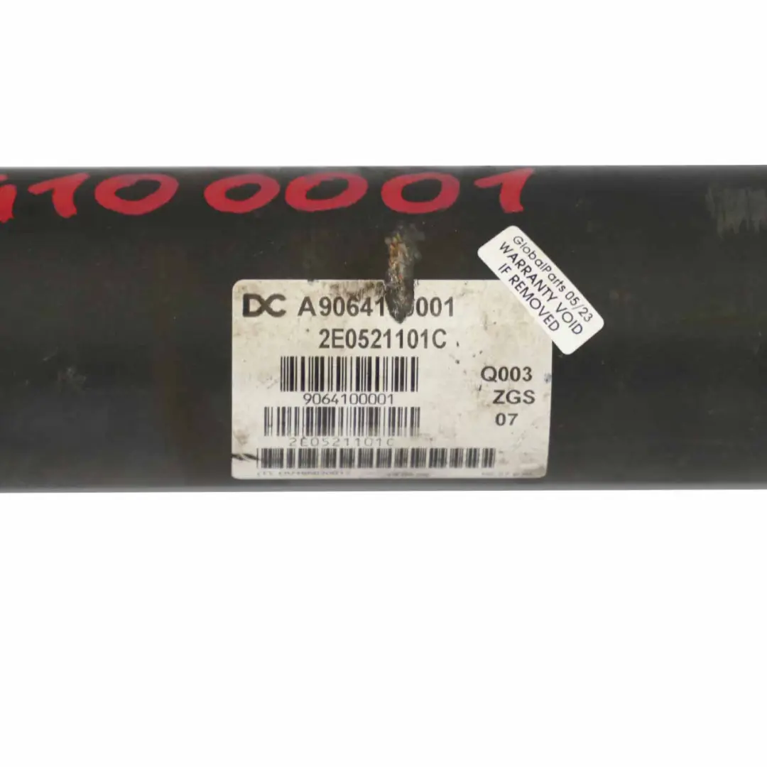 Propshaft Drive Shaft Manual Transmission to Mercedes Sprinter W906 with Part number A9064100001 Mercedes Sprinter W906 Propshaft Drive Shaft Manual Transmission - SKU A9064100001 - Part number A9064100001
