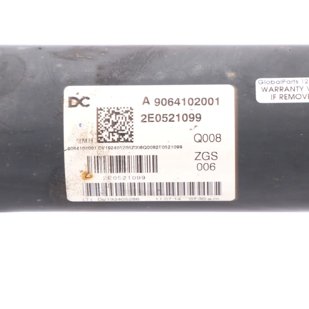 Mercedes Sprinter W906 Propshaft Eje de Transmisión Manual - SKU A9064102001-1 - Número de pieza A9064102001