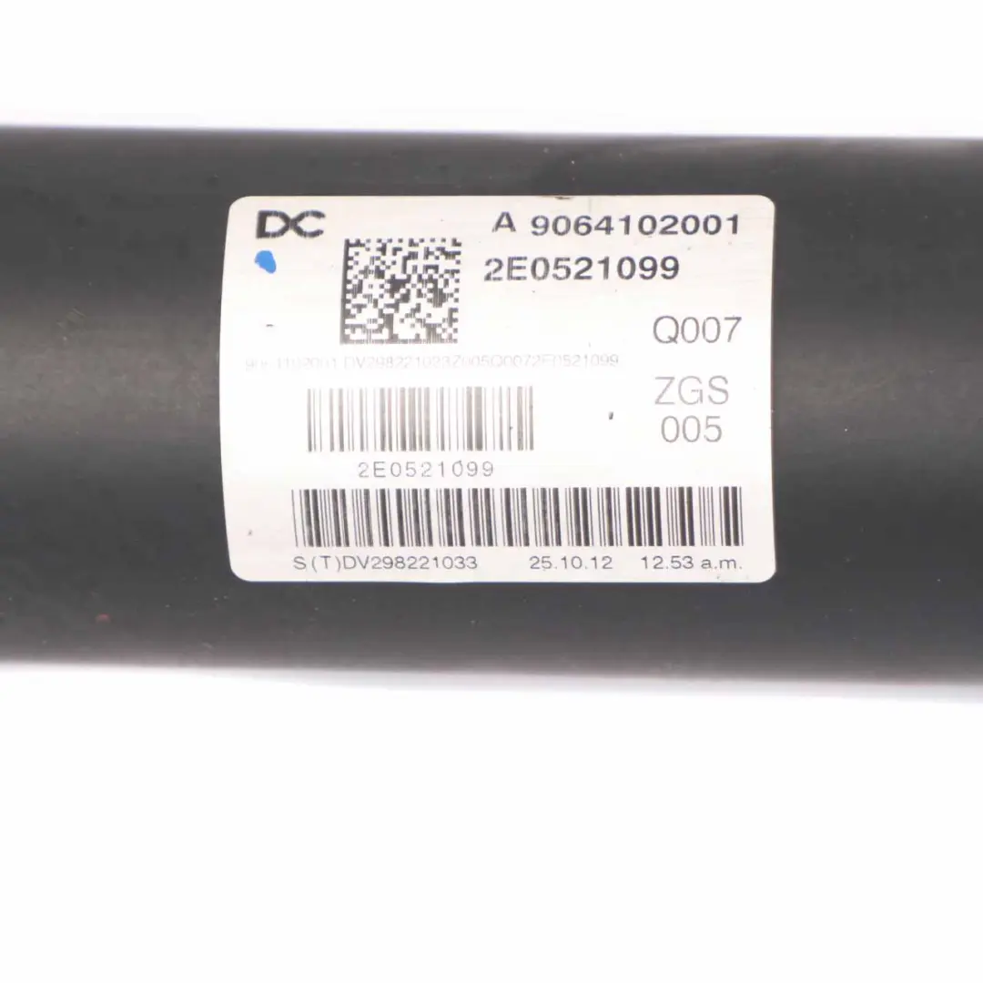 Mercedes Sprinter W906 Propshaft Drive Shaft Manual Transmission - SKU A9064102001 - Part number A9064102001