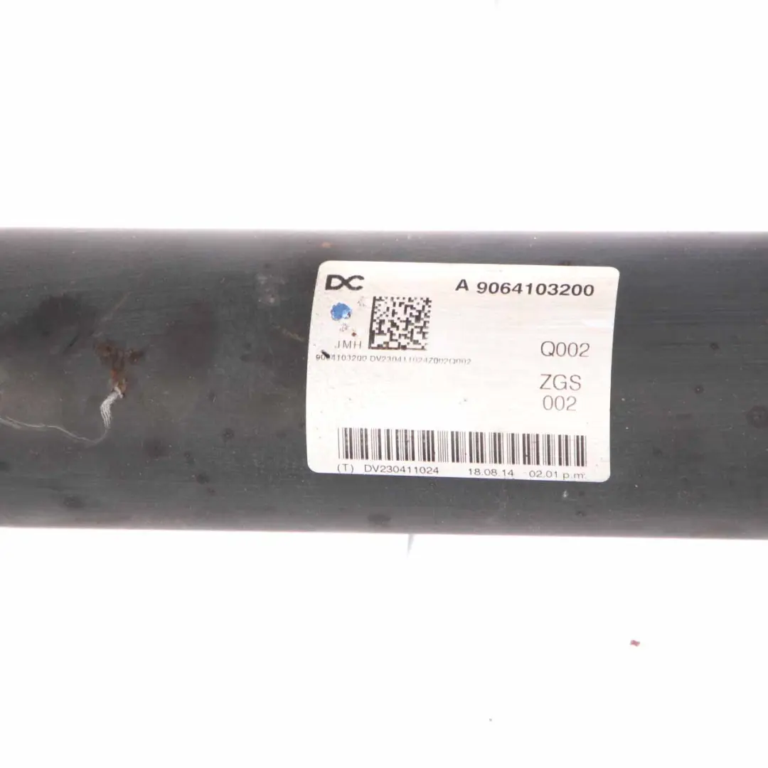 Propshaft Drive Shaft Automatic Transmission to Mercedes Sprinter W906 with Part number A9064103200 Mercedes Sprinter W906 Propshaft Drive Shaft Automatic Transmission - SKU A9064103200 - Part number A9064103200