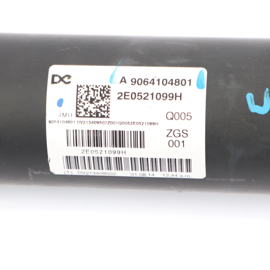 Propshaft Drive Shaft Manual Transmission to Mercedes Sprinter W906 with Part number A9064104801 Mercedes Sprinter W906 Propshaft Drive Shaft Manual Transmission - SKU A9064104801 - Part number A9064104801