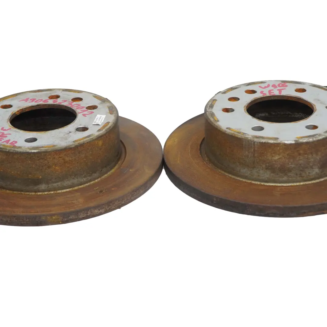 Mercedes Sprinter W906 Trasera Izquierda Derecha N/ Rueda Freno Disco Set 298/16 - SKU A9064230012 - Número de pieza A9064230012