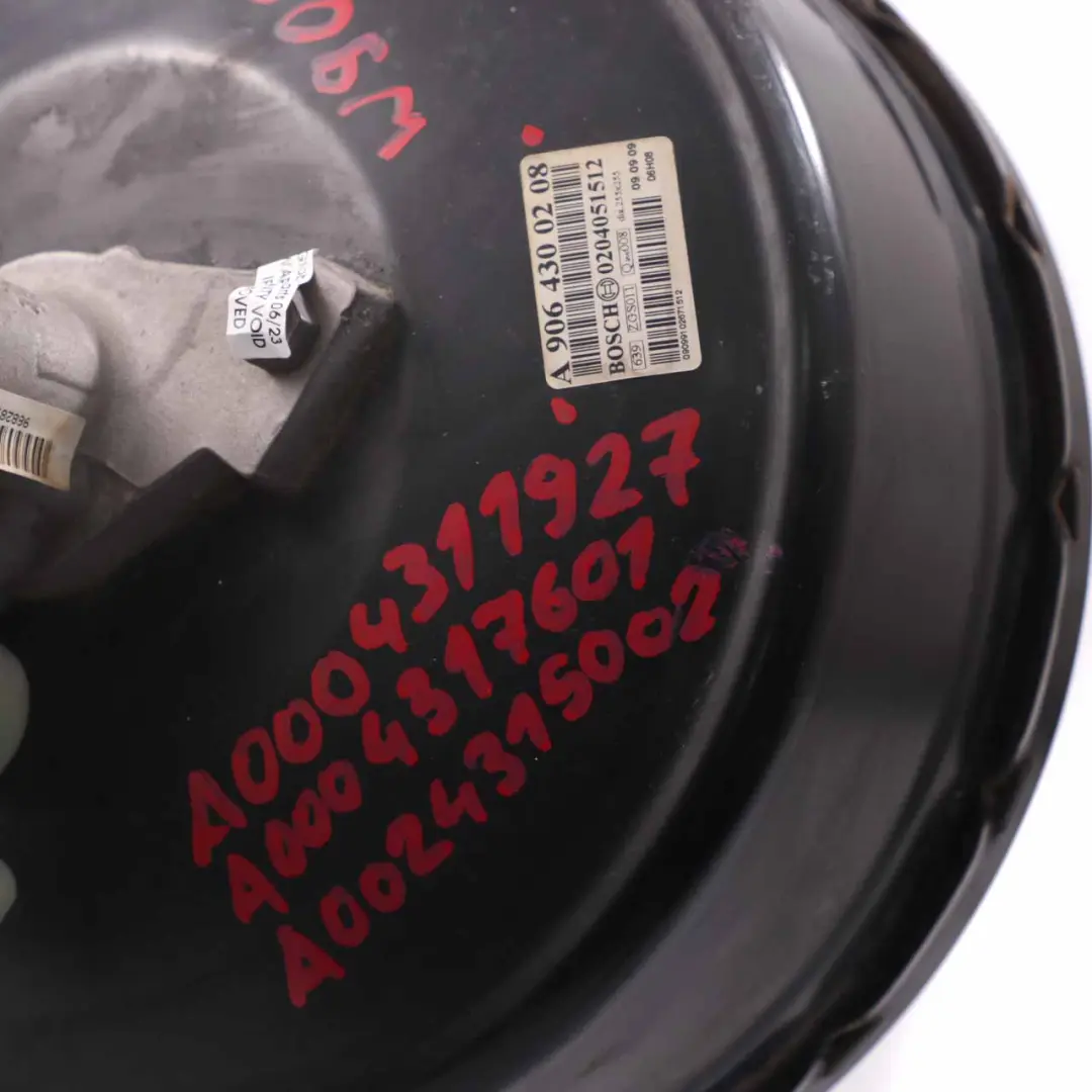 Brake Servo Booster Master Cylinder Unit to Mercedes Sprinter W906 with Part number A9064300208 Mercedes Sprinter W906 Brake Servo Booster Master Cylinder Unit - SKU A9064300208 - Part number A9064300208