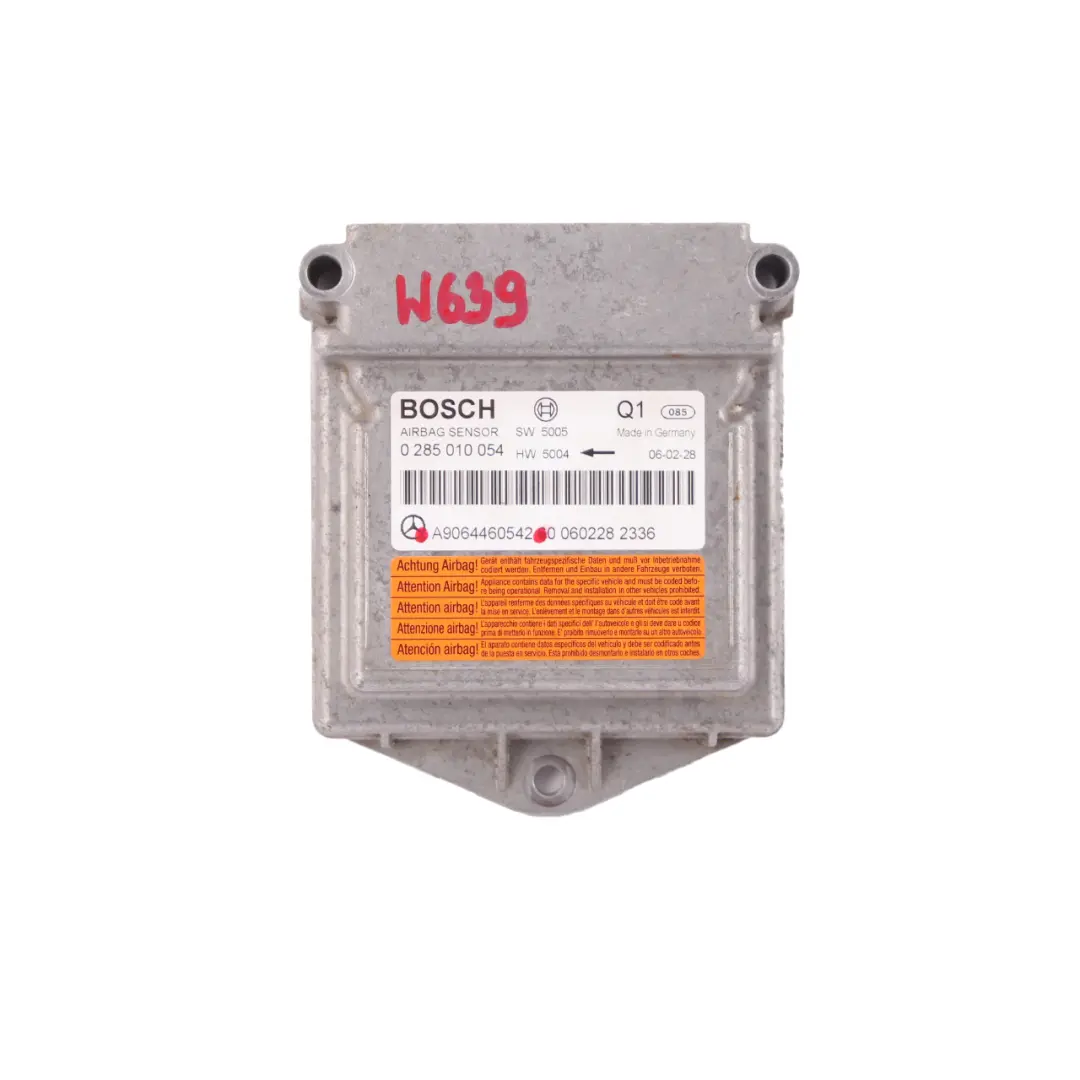 ECU Steuergerät Sensor Modul Air Module für Mercedes W639 W906 mit Teilenummer A9064460542 Mercedes W639 W906 ECU Steuergerät Sensor Modul Air Module - SKU A9064460542 - Teilenummer A9064460542