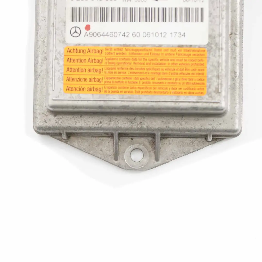 Mercedes Sprinter W906 Air SRS Bag Control Module Unit 0285010033 - SKU A9064460742 - Part number A9064460742